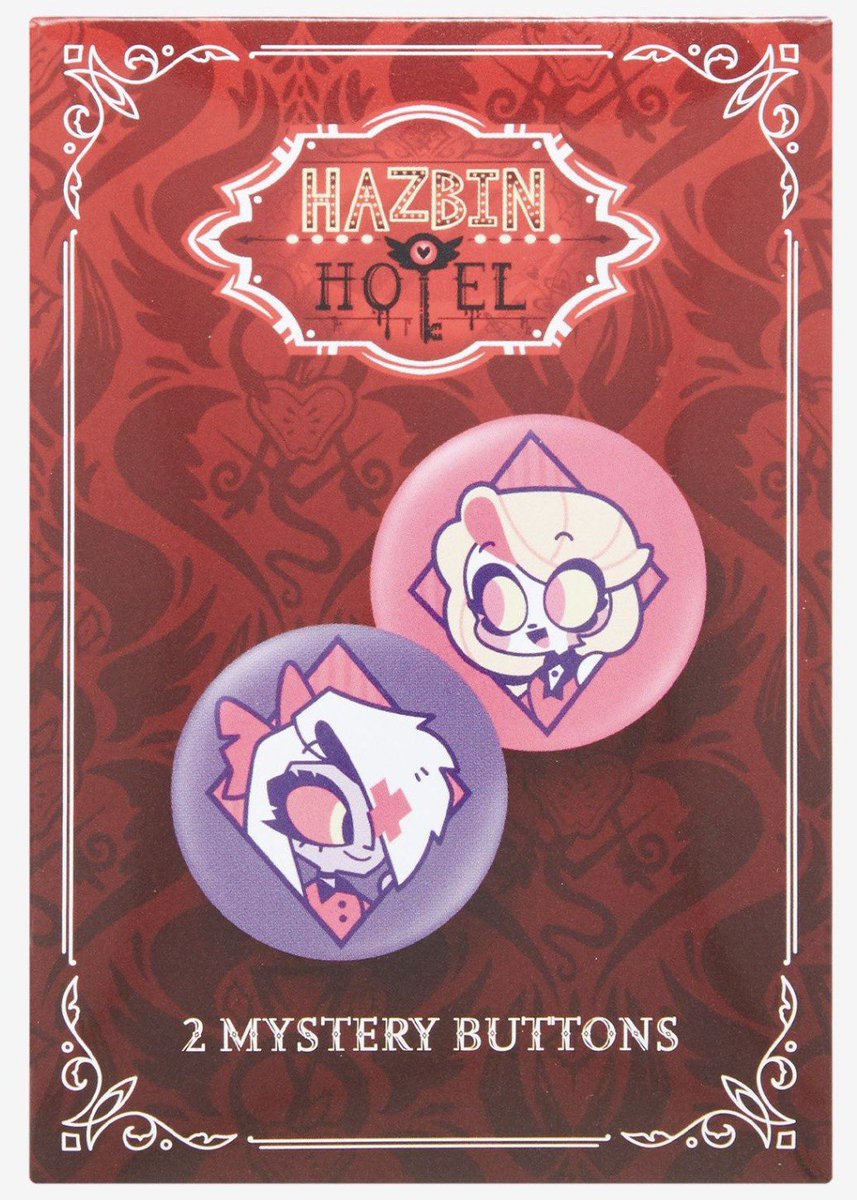 New Hazbin Hotel chibi buttons were barely added online at Hot
