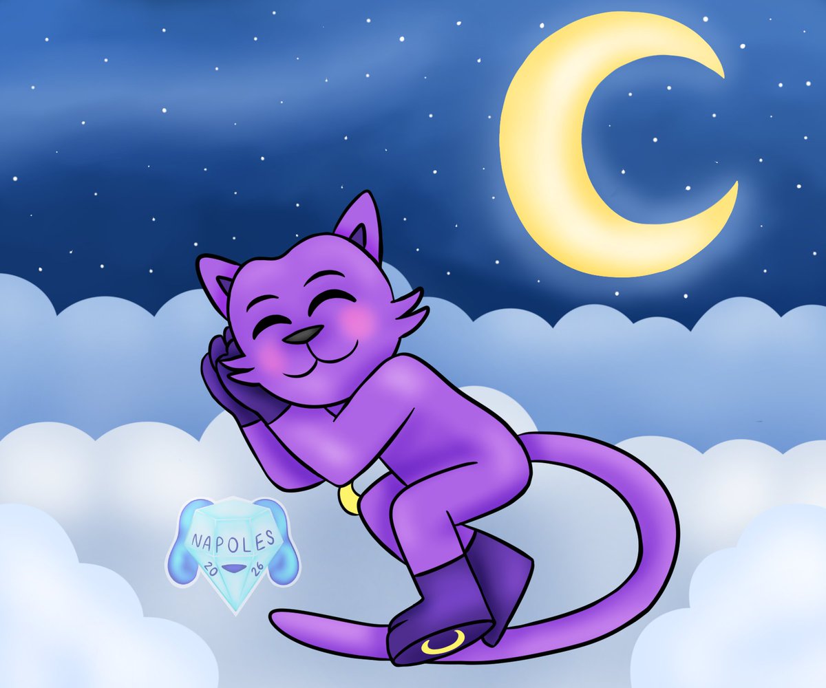 Hora de mimir 💜🐱🌙
#PoppyPlaytimeChapter5
#SmilingCritters #Catnap
