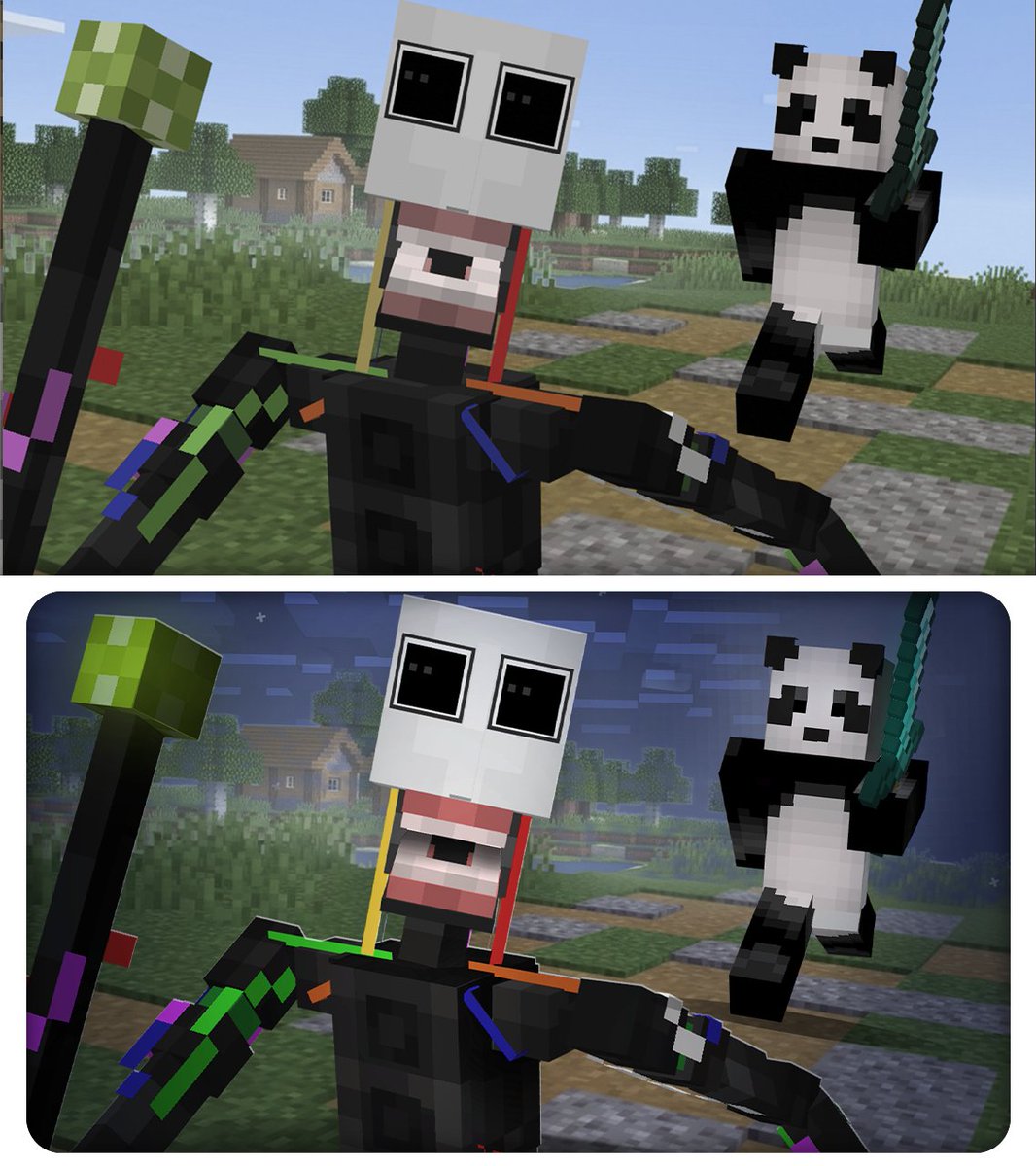 Youtube Minecraft Thumbnail 😱

         Before / After 
📩DM OPEN FOR WORK 

#thumbnails #youtubethumbnail #thumbnaildesigner #minecraft #minecraftart