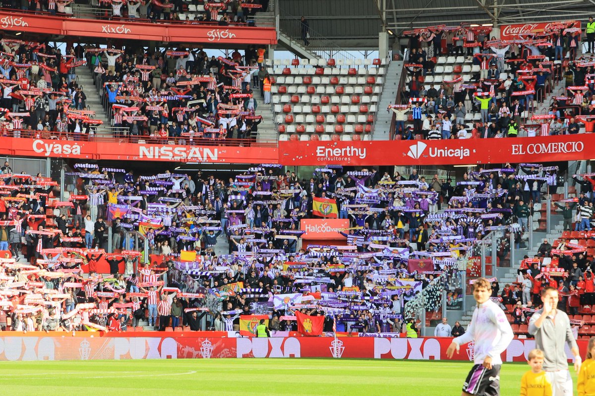 Valladolid 84 a la cabeza del desplazamiento pucelano a Gijón.
Real Sporting de Gijón-Real Valladolid.

22/02/26
#ultras