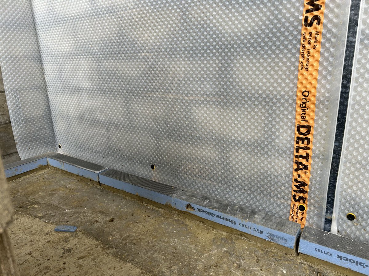 Combination of Type A &amp; C Structural Waterproofing on a new build project using <a href="/DeltaMembranes/">DELTA MEMBRANES - Structural Waterproofing</a> 
basementtanking.London