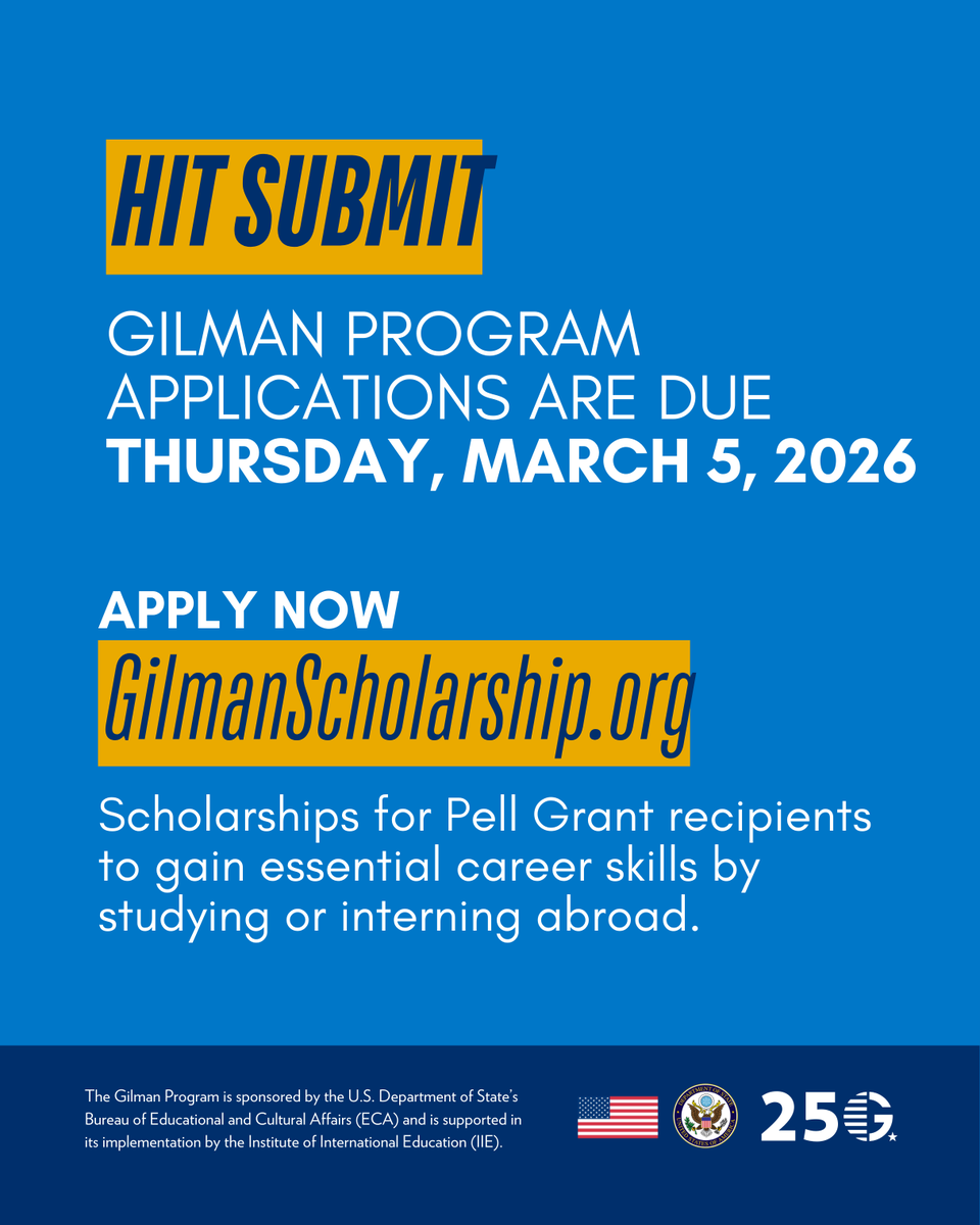 Gilman Program tweet media