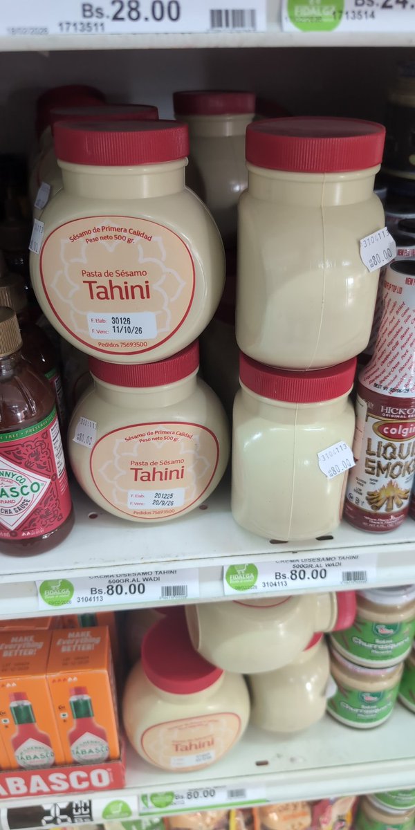 Busque Tahini por tanto tiempo para hacer hummus correctamente para toparme con ese precio.

Seguire con mi receta de siempre