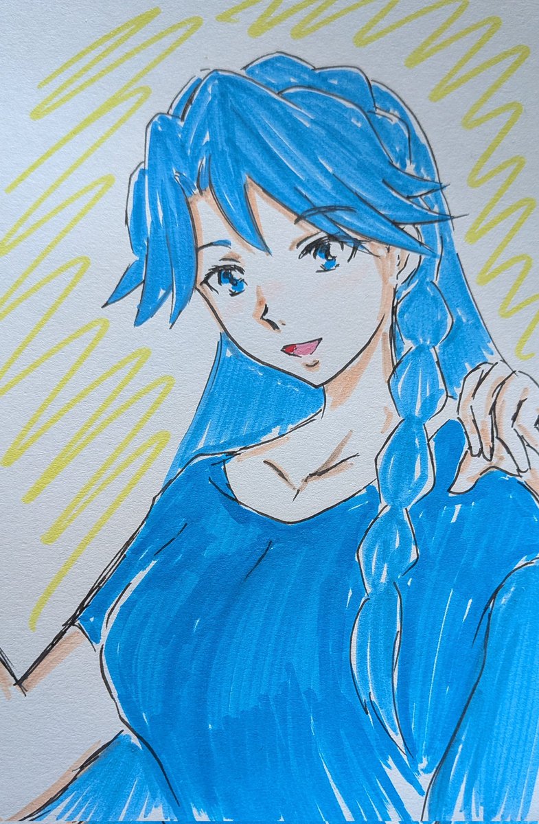 「#ゴープリ10周年なので海藤みなみさん3733枚描いてお祝い (1424.142」|沖庵のイラスト