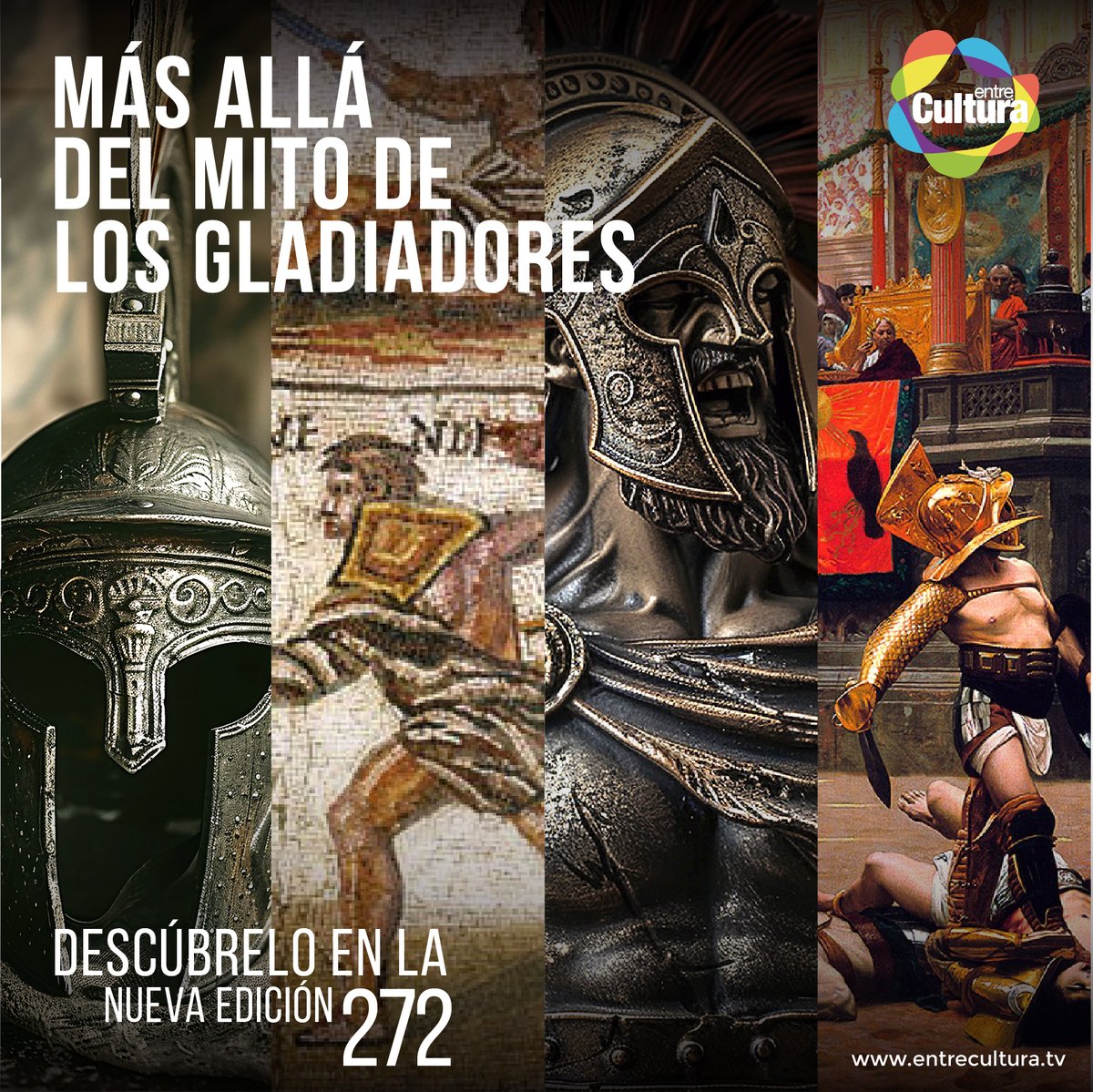 entreculturatv's tweet photo. Más allá del mito y del cine, los gladiadores fueron parte de un sistema complejo donde poder, política y espectáculo se entrelazaban.

¿Realmente morían en cada combate? Descubre la verdad histórica detrás de la arena romana.

https://t.co/41C9vRL4mQ | https://t.co/4Lr7Fua5rW https://t.co/jnNeFoPrvZ