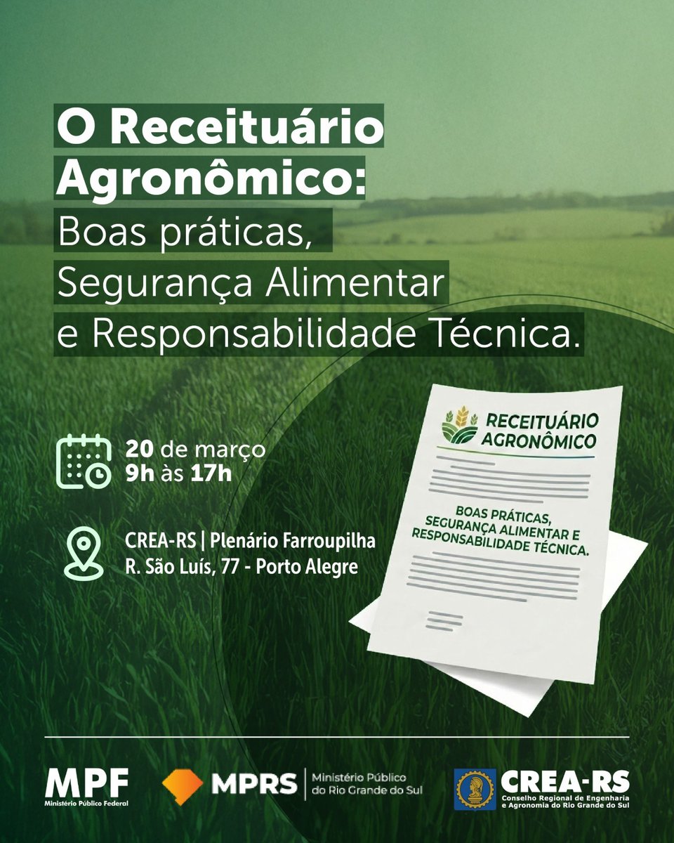As inscrições já estão abertas e são gratuitas. Acesse: sympla.com.br/evento/receitu…
