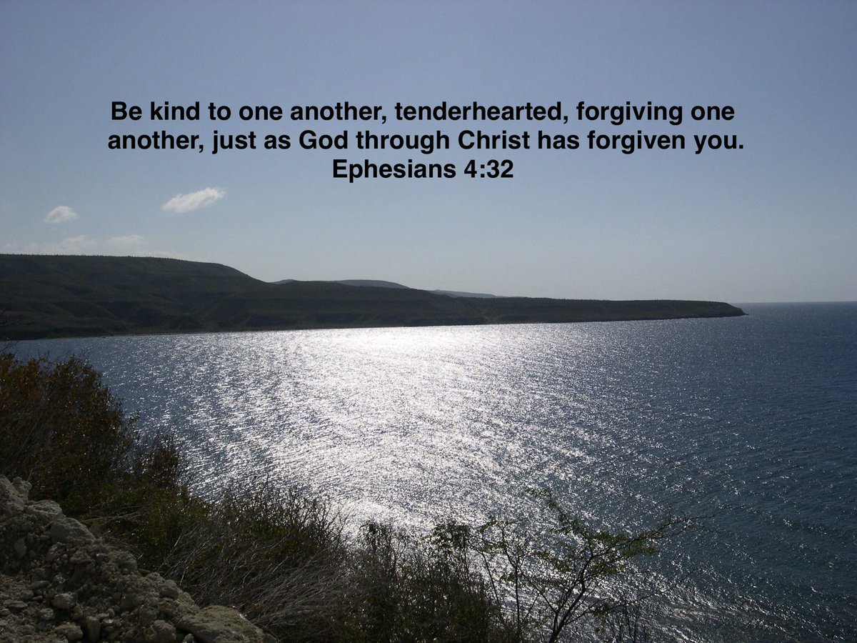 Moment of Truth #31

Ephesians 4:32
Be kind to one another, tenderhearted, forgiving one another, as God through Christ has forgiven you.

This is one of my favorite verses.  In light of God’s kindness towards us, how can we not show kindness to others.
✝️ #MomentsOfTruth