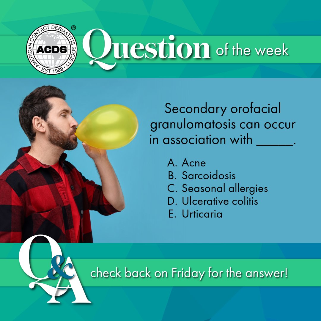 American Contact Dermatitis Society tweet media