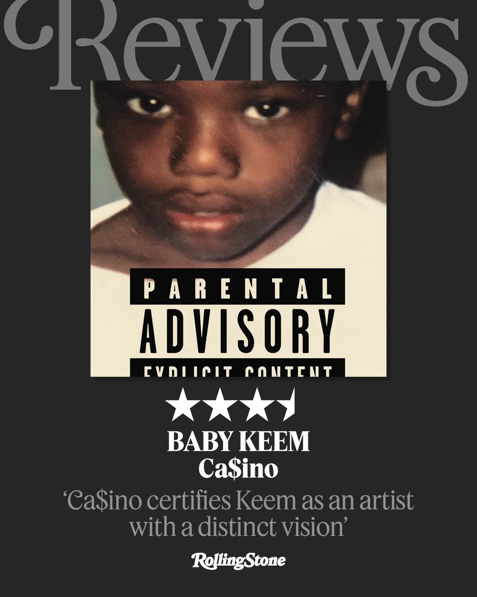 Rolling Stone weighs in on <a href="/babykeem/">baby keem</a>'s 'Ca$ino' 

"Both the Booman docs and 'Ca$ino' make clear that while Keem remains signed to Lamar’s pgLang imprint, he’s ready to tell his own stories now."