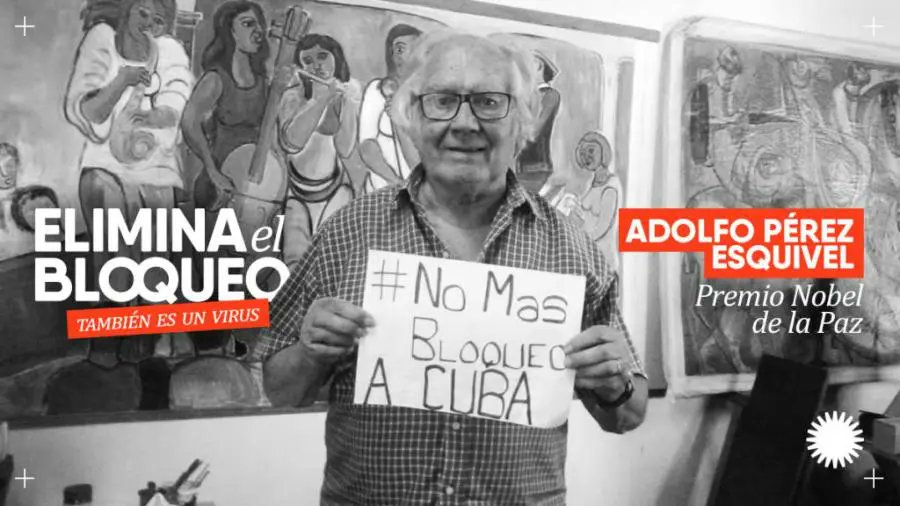 Carta abierta del Premio Nobel de la Paz Adolfo Pérez Esquivel a Barack Obama instándolo a que exija que Gobierno y Congreso de EEUU pongan fin al criminal bloqueo a Cuba cubainformacion.tv/solidaridad/20…