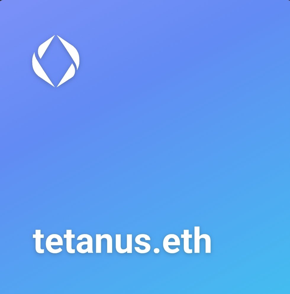 rTards_'s tweet photo. tetanus incident spread everywhere until an ens is formed, tetanus tokens may have appeared
#ENS #ENSNames #Ethereum #ETH #Web3 #DictionaryENS #OpenSea #ENSVision
DM to offer or buy directly on OpenSea:
https://t.co/7jPmX0P7Oy https://t.co/uyr6fHNKvd