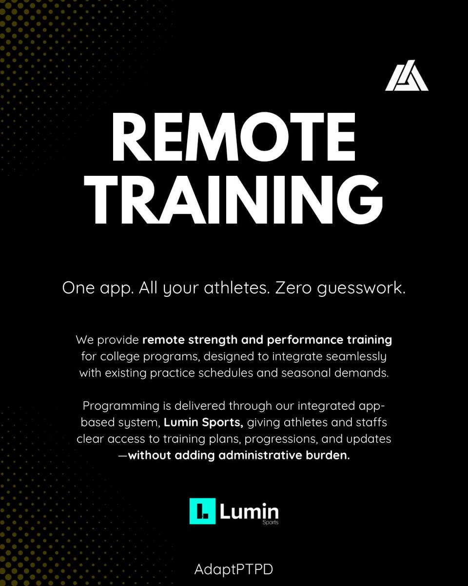 Adapt Physical Therapy & Player Development tweet media