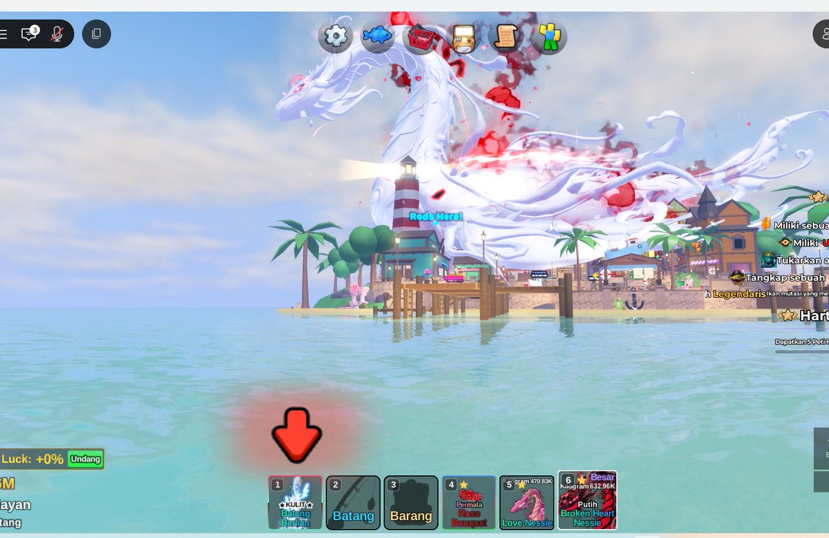 WTA Big broken heart nessie albino kalo dijual berapaan yaa??