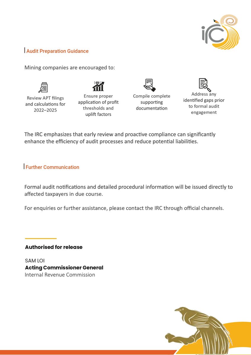 Internal Revenue Commission PNG tweet media
