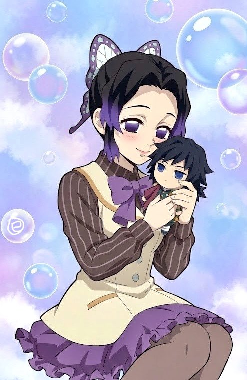 AIで祝う🌊🦋。ハッピーバースデー🎊
#胡蝶しのぶ