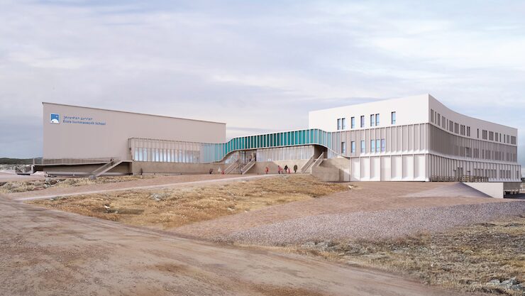 🚜🪏🦺Kativik Ilisarniliriniq is pleased to announce a significant milestone in the long-awaited construction of a new school in Quaqtaq.
 📷 MLS + Jodoin Lamarre Pratte architectes en consortium
🌐 bit.ly/46k3Gok