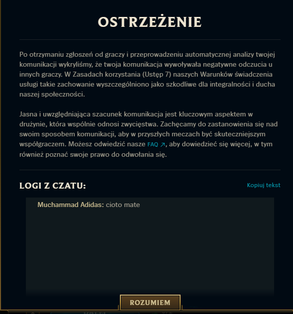 There was someone in enemy team with nickname "mosi mosi mos"...