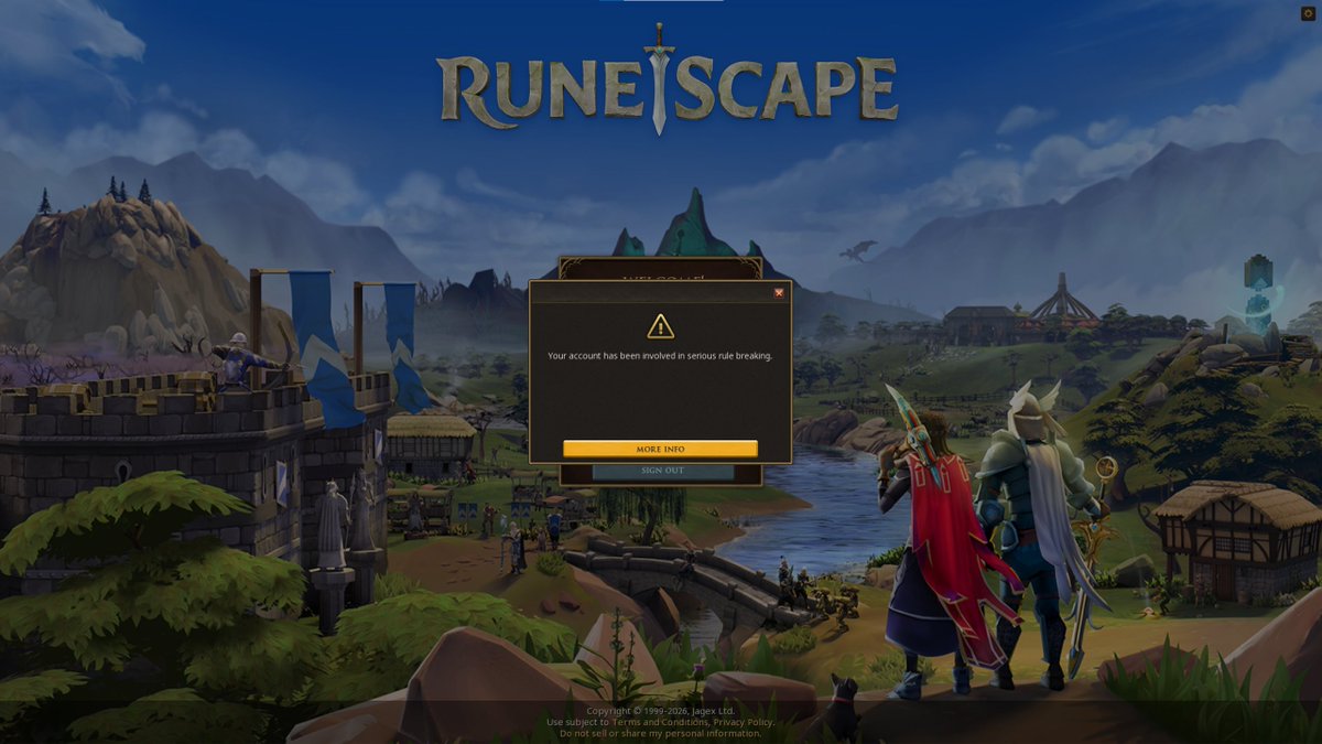 I haven't even signed into this account in over 1-2 months now, due to not having wifi or internet while building the new house and return to this! I'm lost for words. Currently working on seeing what can happen to have it corrected! <a href="/RuneScape/">RuneScape</a> #runescape