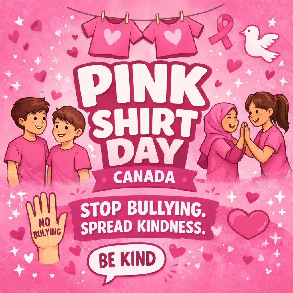 NebulaAcademy's tweet photo. #pinkshirtday #SpreadKindness
Kindness is strength. Compassion is courage.
Let’s be the reason someone smiles today. 
#FamilyChoice https://t.co/0Nu8YQSJhX