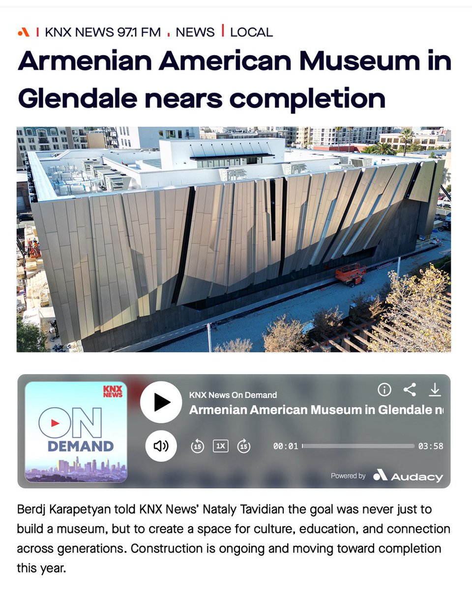 Armenian American Museum tweet media