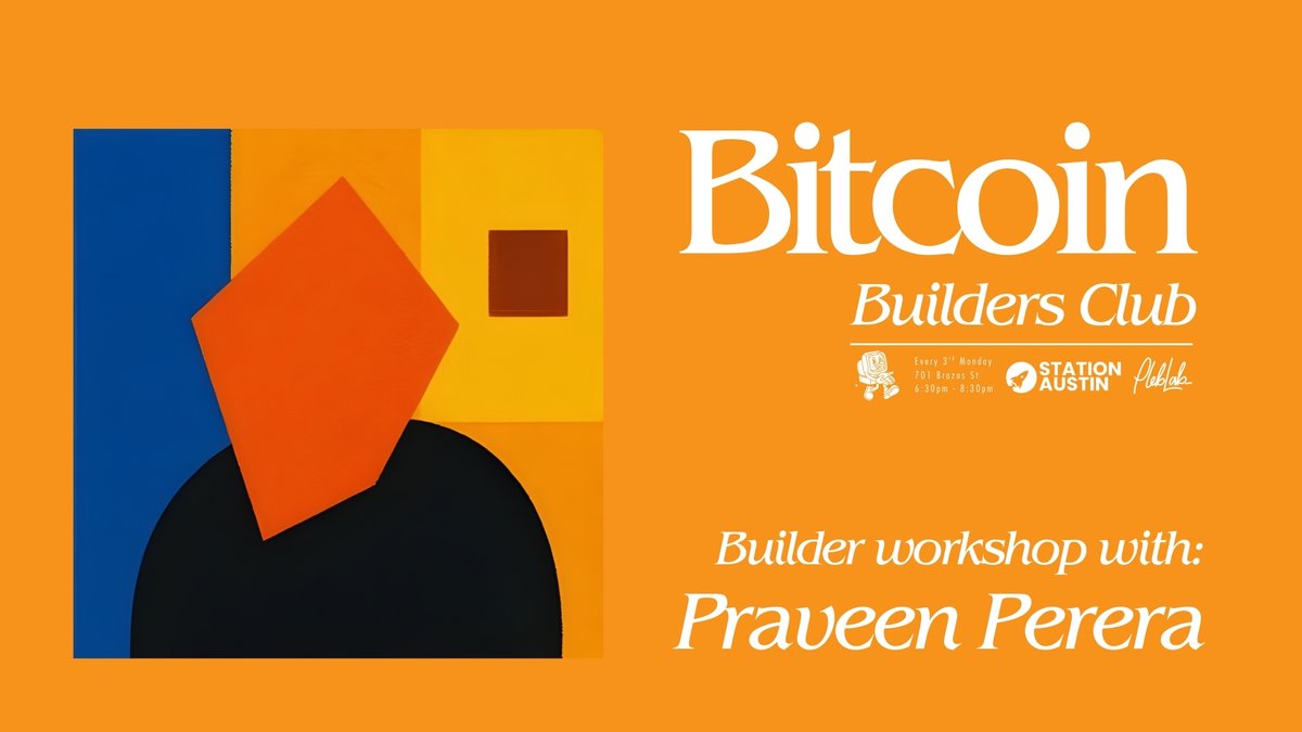 Bitcoin Builder ATX tweet media