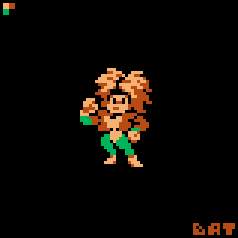 Rogue from X-men, NES style