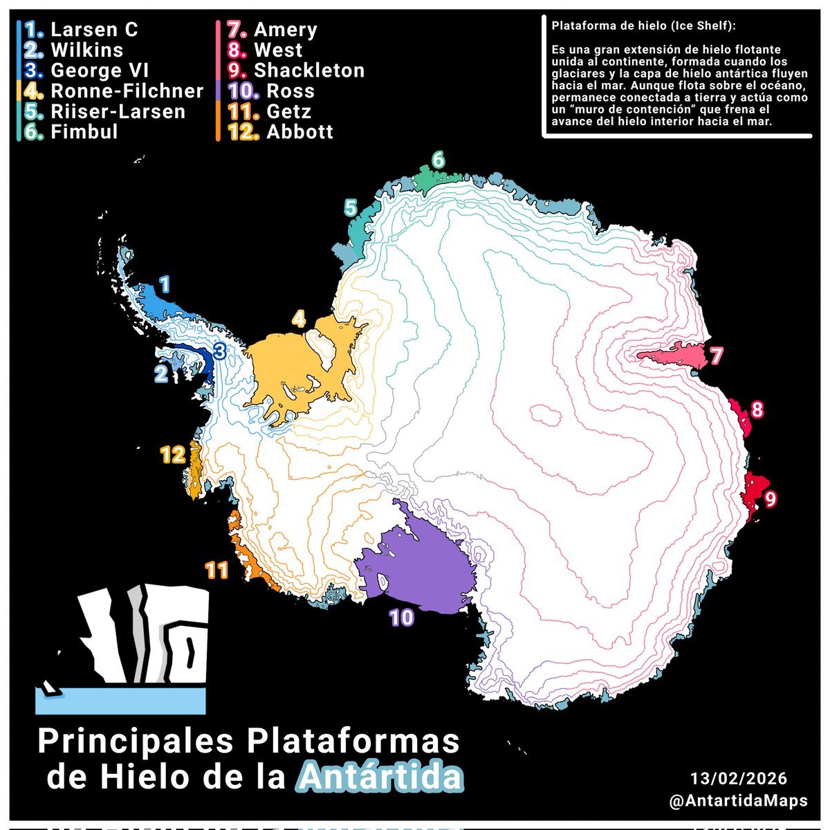 Antártida Maps 🇦🇶 tweet media