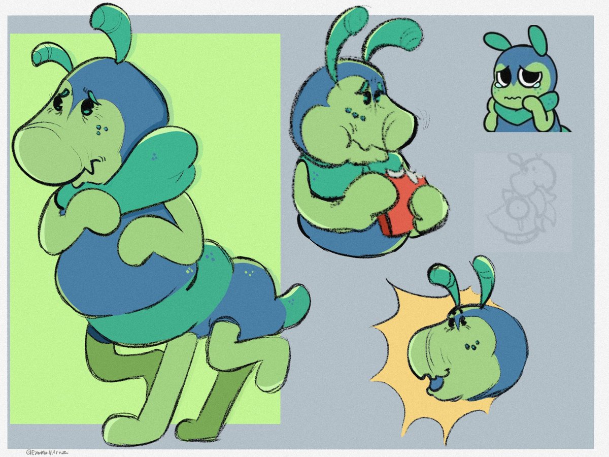 eyefullartz's tweet photo. Squirm from hit game dandys world #dandysworld #squirmdandysworld https://t.co/65GTuztrfF