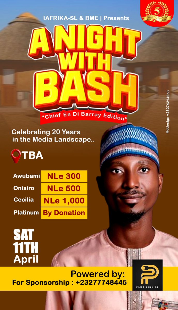 Youth Ambassador Mohamed Basiru Sanusi tweet media