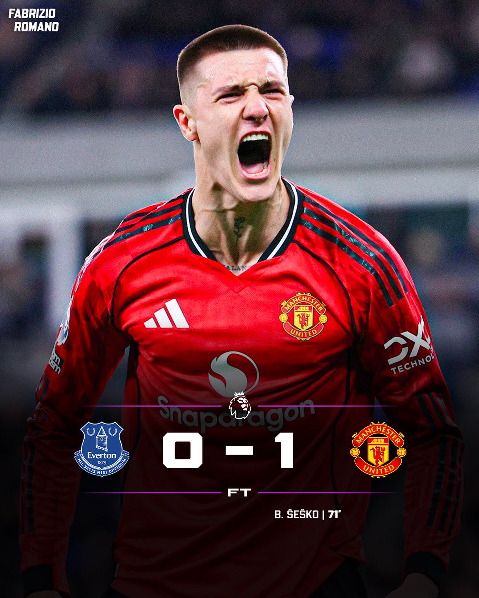 Šeško wins it for Manchester United! 💥

Who’s been your Man of the Match? https://t.co/74j1mcFnrI