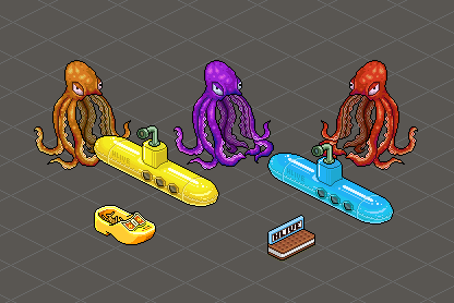 More creations 4 <a href="/habblivein/">Habblive</a>. #habbo #habbohotel #pixelart 🐙🐙