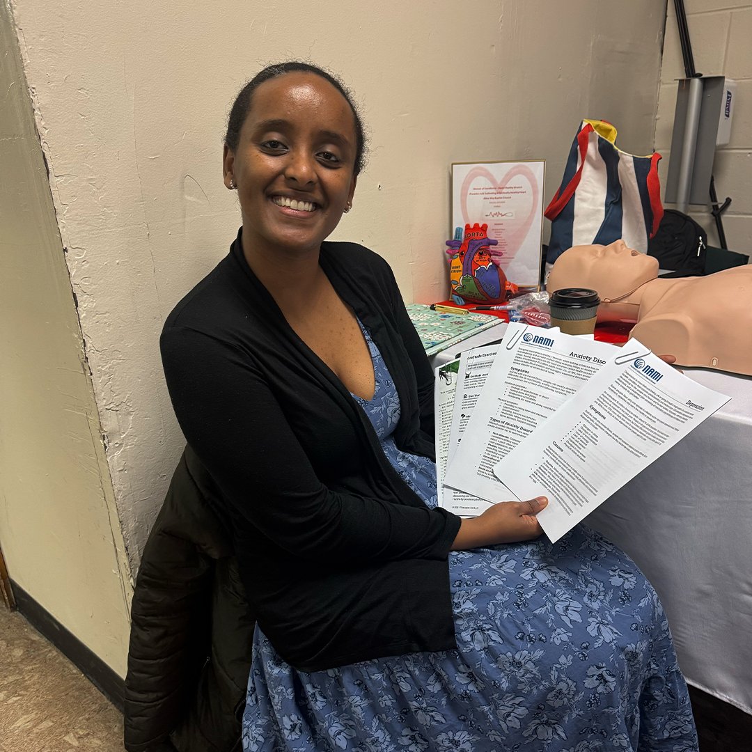 PCOMeducation's tweet photo. The PCOM Community Wellness Initiative (CWI) partnered with Sisters in Medicine, PCOM Hearts and the Emergency Medicine Club at Bible Way Baptist Church’s Women of Excellence Heart Healthy Brunch 2026! #PCOMCWI https://t.co/sibToNPTJd