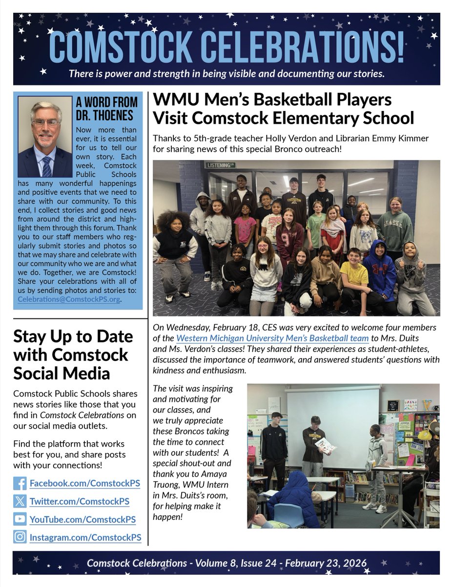 Comstock Schools tweet media