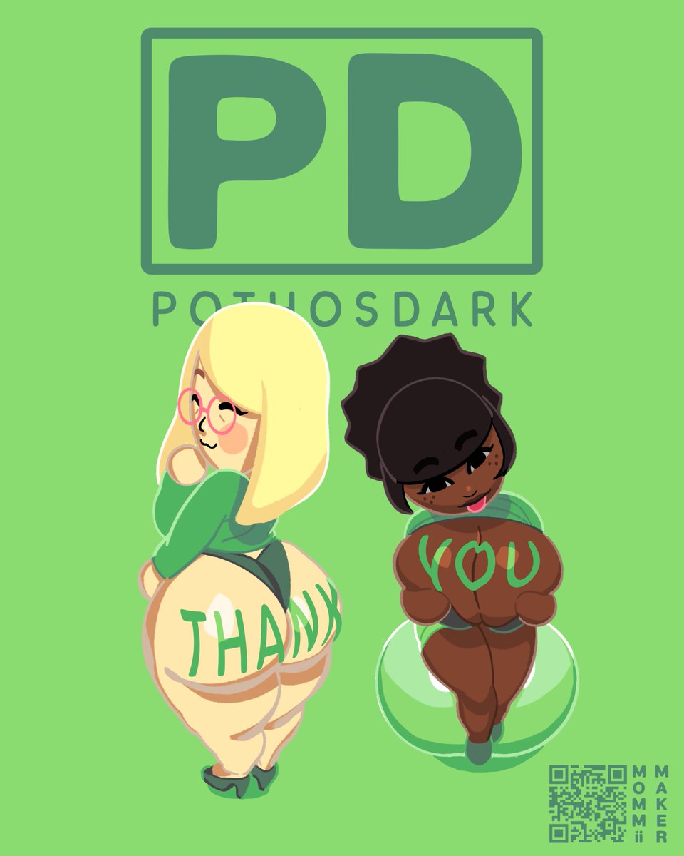 PothosDark's tweet photo. We’re so incredibly grateful for all the support, thank you! 💚

To celebrate, we’re opening a new commission option: get your own “Mommii,” a Mii character drawn in our style (any gender.)

Orders placed within 24 hours get 15% off, our supporters always receive the discount! https://t.co/54K8zwgDwE