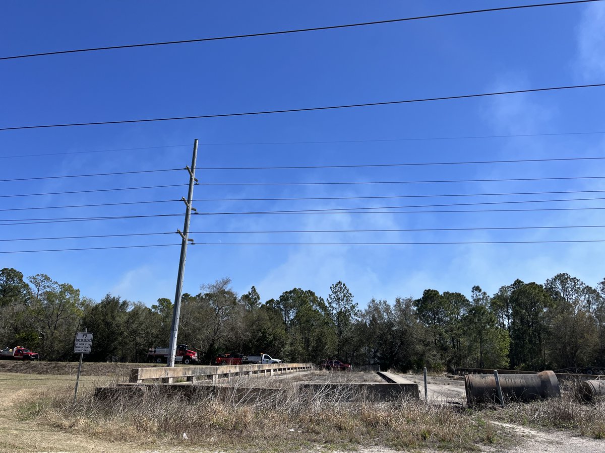 Orlando firefighters battled a brush fire along Arnold Palmer Drive, one of several across central Florida. They warn that with current drought conditions, any spark could start a fire. Please observe any local burn bans. #FOX35