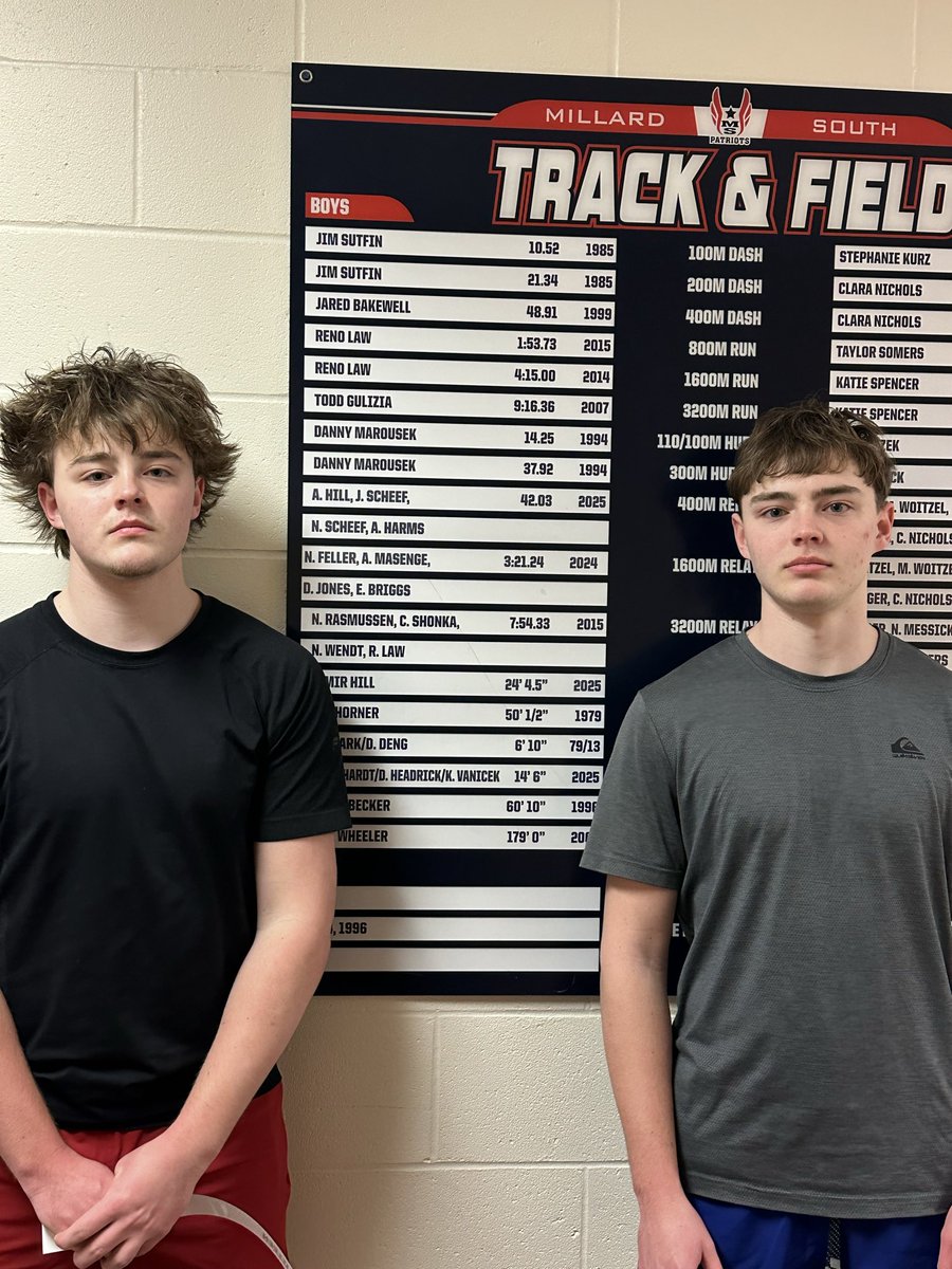 Millard South Track tweet media