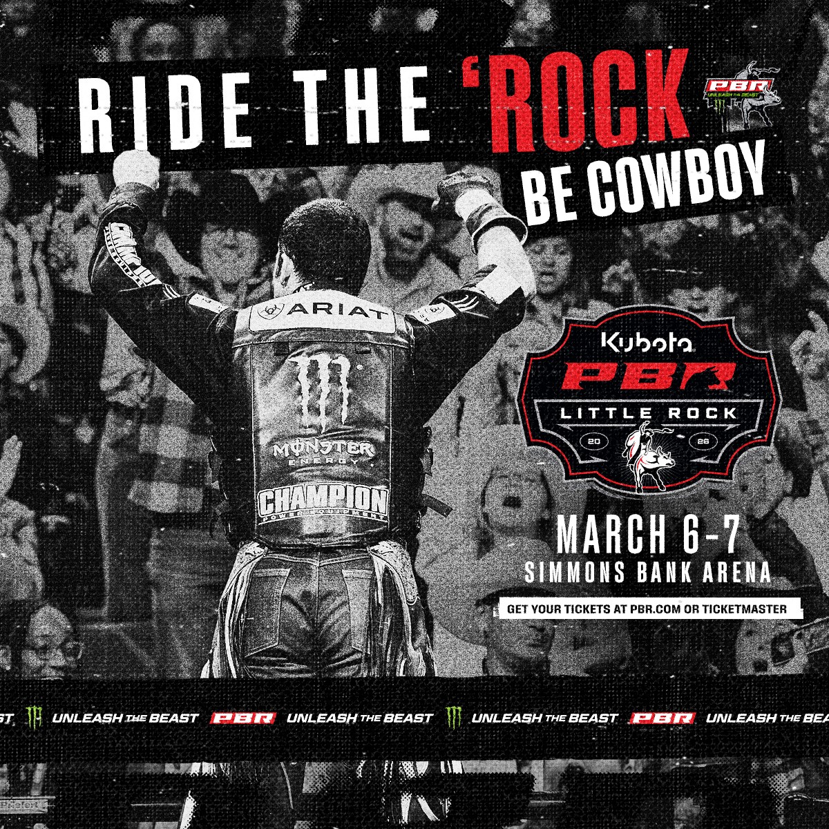 Listen to Stafford and Frigo all week to win tickets to see the PBR Tour at Simmons Bank Arena in North Little Rock on March 6th!