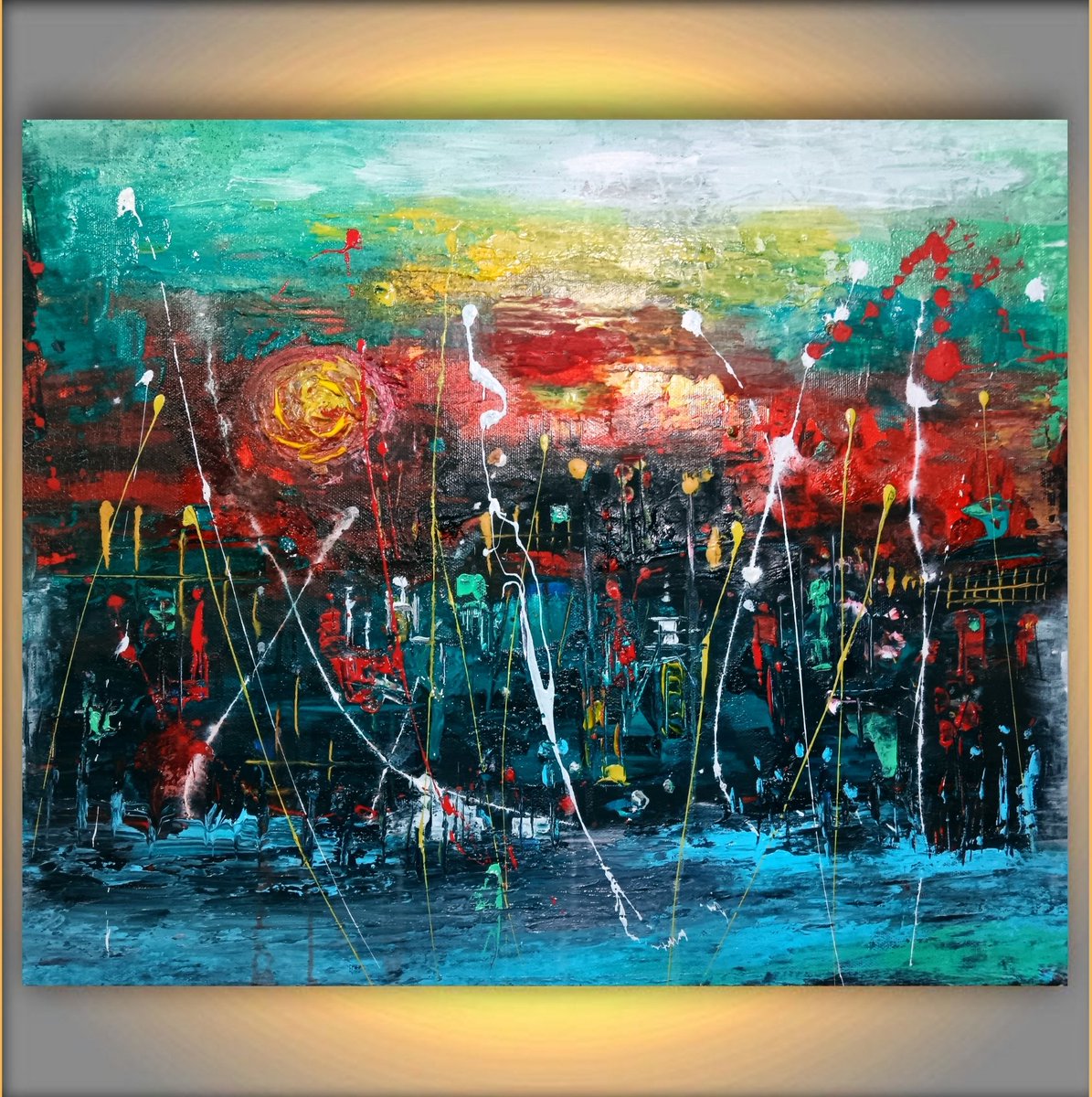 "Sussurri di Colore"                              . 
i colori non urlano, ma suggeriscono emozioni e sensazioni attraverso sfumature, forme astratte o passaggi graduali, simili a sussurri visivi. #art #abstractart #art #artcollection #artgallery #artista #artecontemporanea