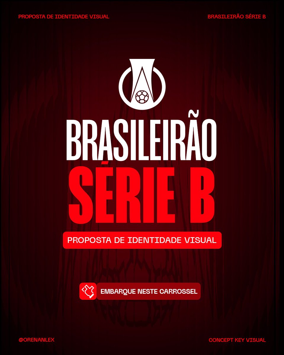 E, se eu fizesse a identidade visual do Brasileirão Série B?🧶