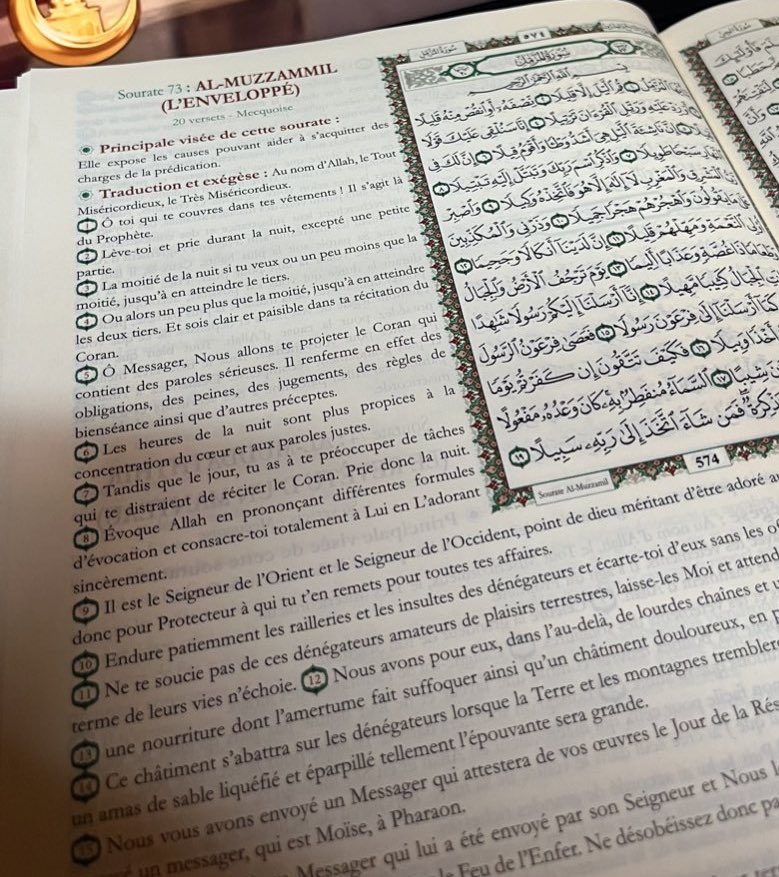 Un nouveau stock de 28 corans avec et exégèse et traduction en français disponible 🤍

🏷️ 5000f

J’en offre deux exemplaires parmi les Rt