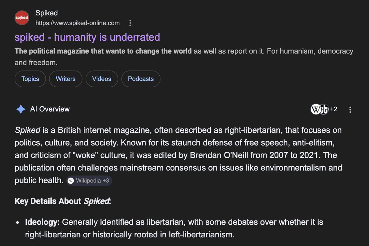 The magazine <a href="/spikedonline/">spiked</a> was preceded by the magazine LM (originally Living Marxism), the publication of the Revolutionary Communist Party (RCP), a Trotskyist organization. LM was launched in 1988 by the RCP.

In 1991 the RCP rebranded itself as 'Libertarian', and the magazine