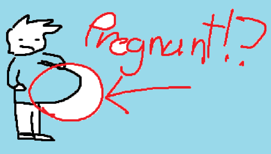 Freya1932's tweet photo. Thank Kaz for making me draw this :) (guide pregnat) https://t.co/EosScs7YNs