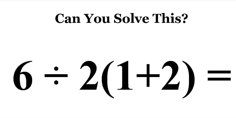 Can you solve this?
