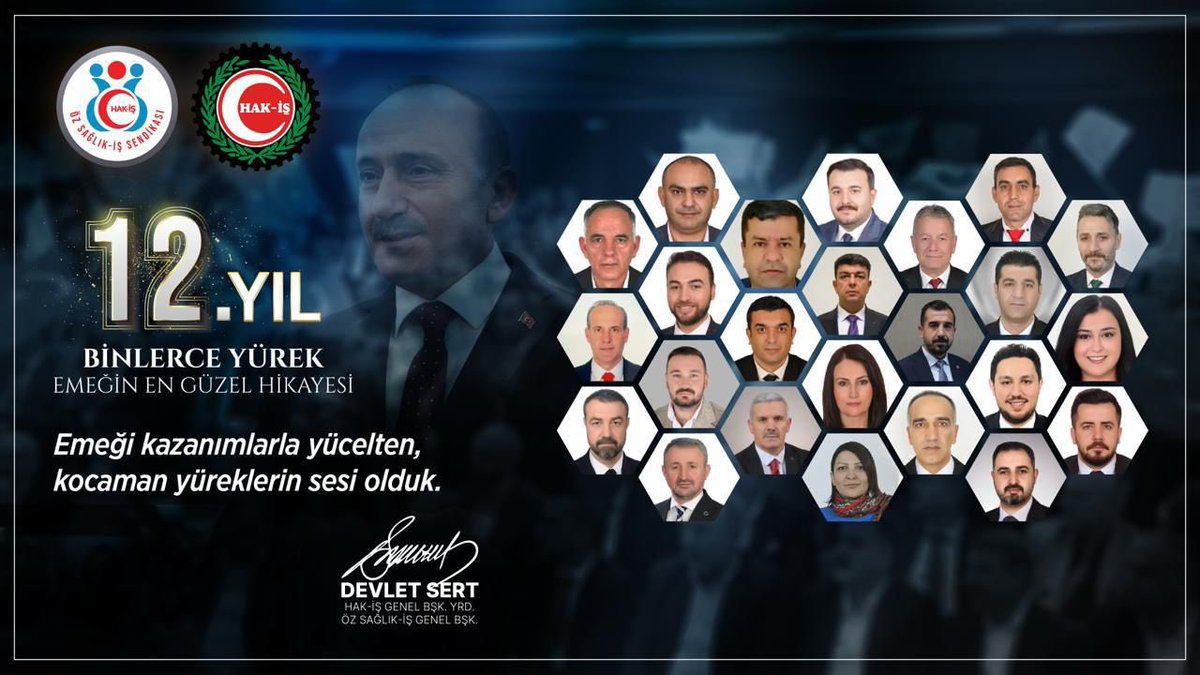 12 Yıl, Binlerce Yürek: "Emeğin En Güzel Hikayesi"

Emeği kazanımlarla yücelten, kocaman yüreklerin sesi olduk.

#ÖzSağlıkİş12Yaşında