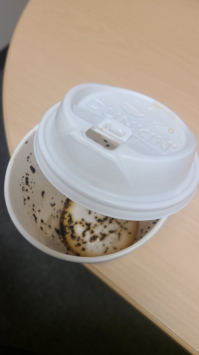 mikeboeve's tweet photo. How do I order my coffee filtered @dunkindonuts? Lol https://t.co/uJgpWhKBZG
