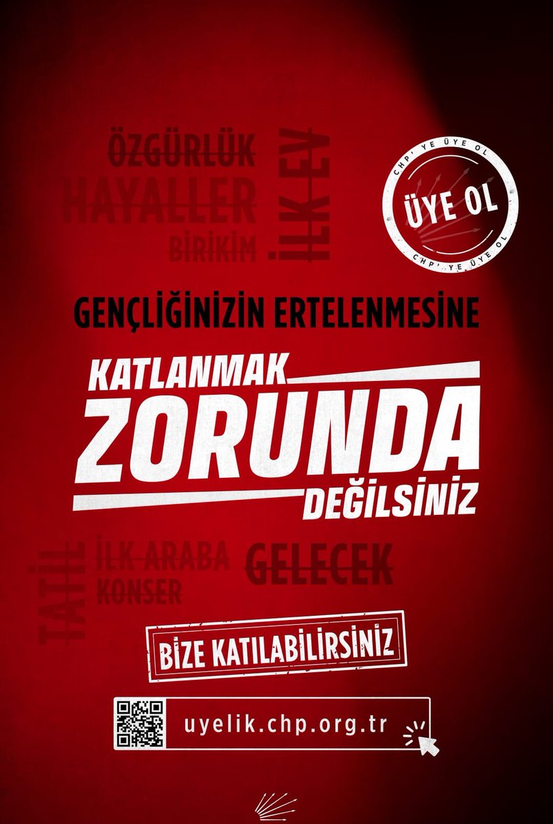 Chpsariyerkadin's tweet photo. Hayallerini erteleyen, gençliğini yaşayamayan arkadaşım; bu düzen senin kaderin değil. Geleceğin belirsizliğine #KatlanmakZorundaDeğilsiniz

Bize katılabilirsiniz. 
https://t.co/k9SagUfPJG https://t.co/ko2MjR3bCD