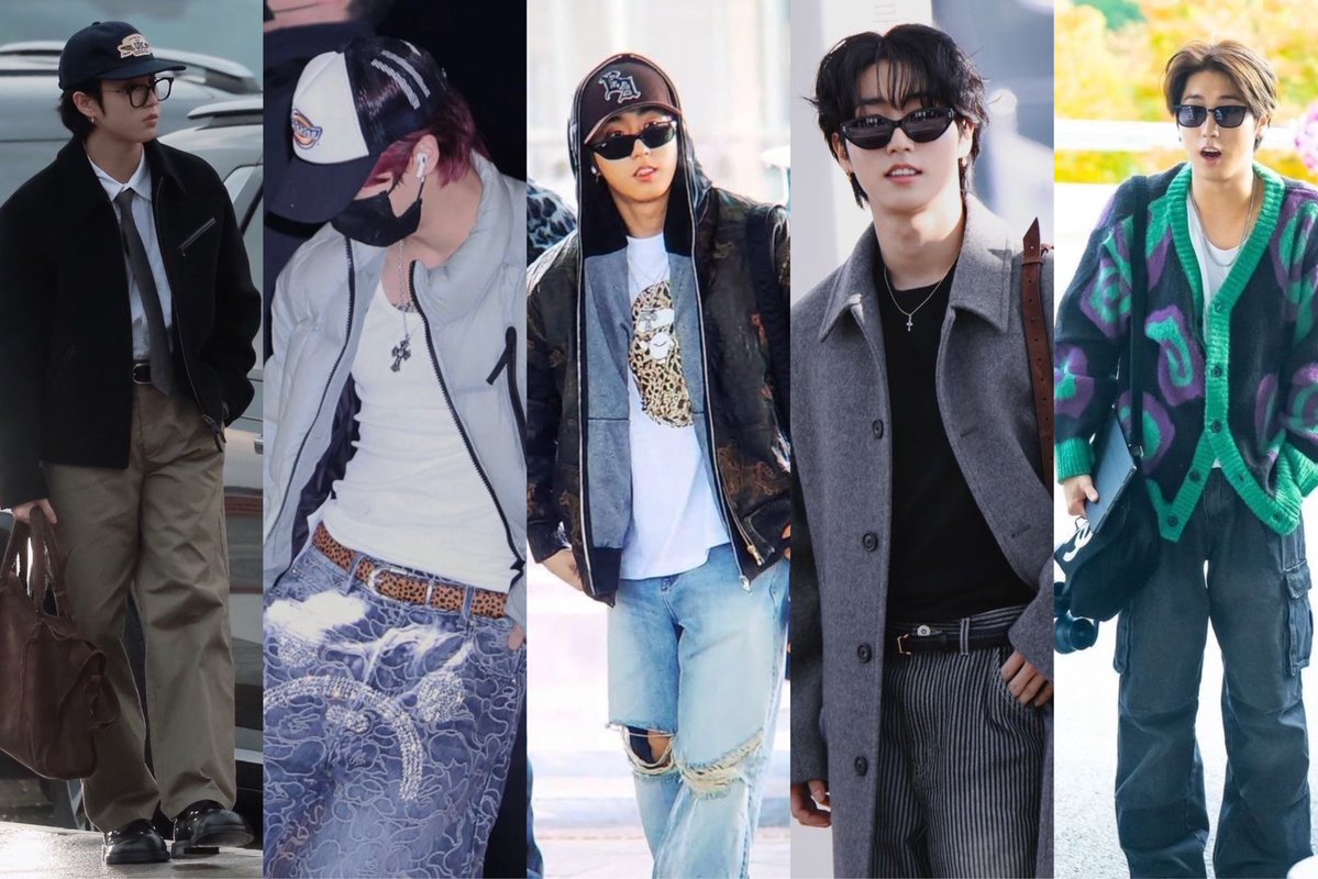“Only member without a solo fashion schedule” and that’s him