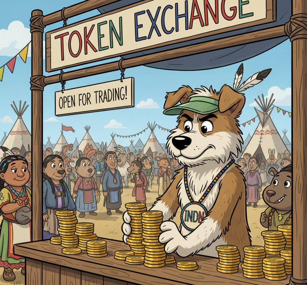 NativeRzdog's tweet photo. Rez dog hard at working !! Buy $INDN.!! Support INDN Country!!! 
#NativeAmerican #INDN @IndnToken #StillHere #DreamCatchers 
#NativeCrypto #INDN https://t.co/4vx9No05l8