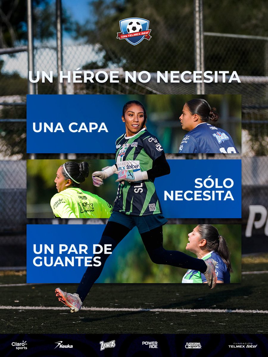 👉🏻No necesita capa.
👉🏻No necesita poderes.

Un héroe solo necesita un par de guantes. 🧤⚽

En Copa Telmex Telcel, los héroes no vuelan… atajan. 💥