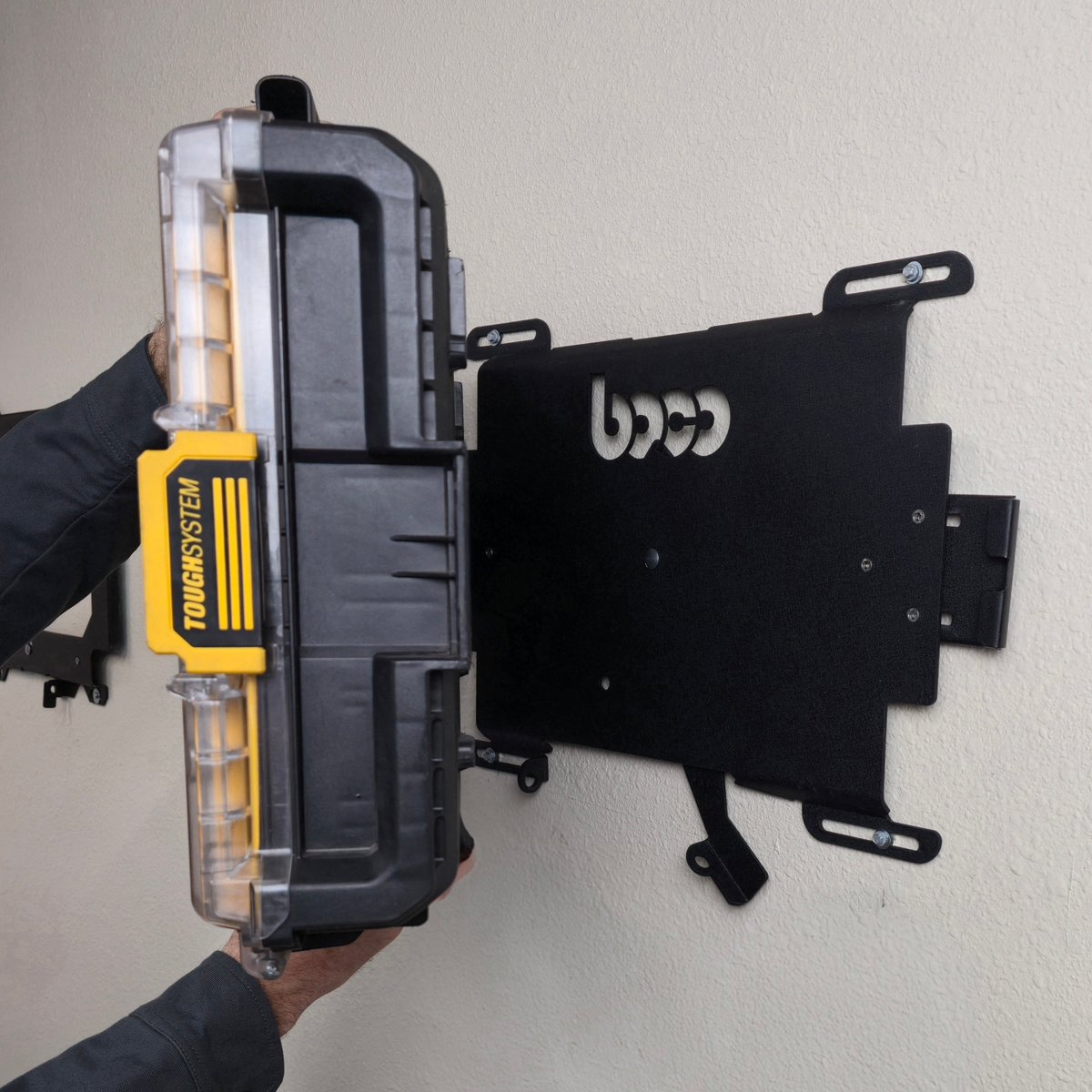 BOCOcustom's tweet photo. The ONLY solid steel mount for DEWALT ToughSystem 2.0 — wall or floor, rugged, low-profile, 100% MADE IN USA. Available on Amazon &amp; Etsy, or snag the best deals at https://t.co/9l08VTRAT7 https://t.co/LIKuwSYBNp https://t.co/NLfZaL5NAt
